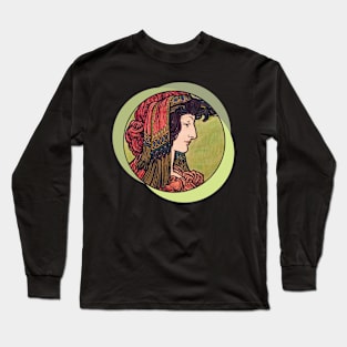 Alphonse Mucha Art Nouveau ver.2 Long Sleeve T-Shirt